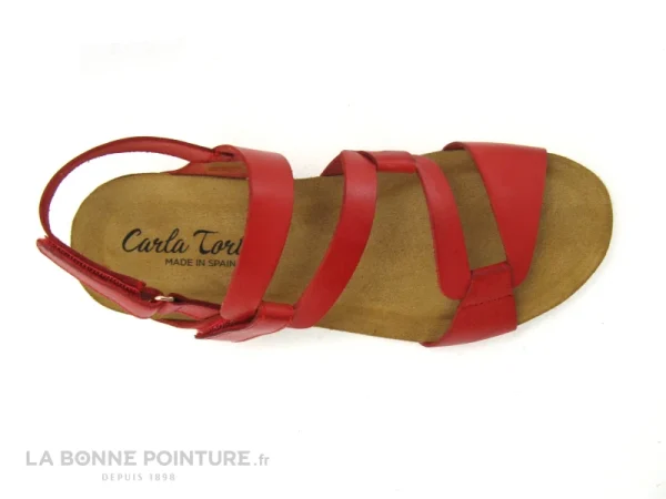 Carla Tortosa 27102 – Sandale Cuir Rouge – Femme Les achats en ligne 5