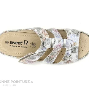 Sweet R MALDONI Multicolore – Mule Femme Bride Velcro à prix réduits 13