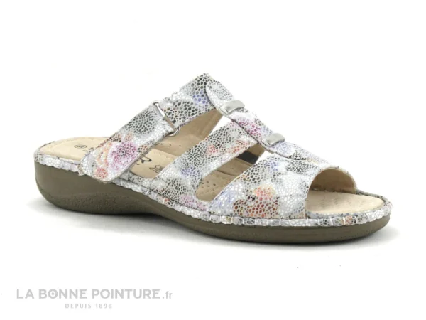 Sweet R MALDONI Multicolore – Mule Femme Bride Velcro à prix réduits 4