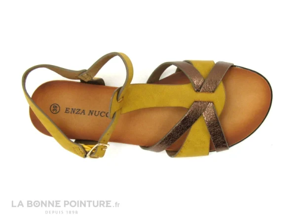 mode Enza Nucci C16A030-02 Tan – Jaune Bronze – Sandale 5