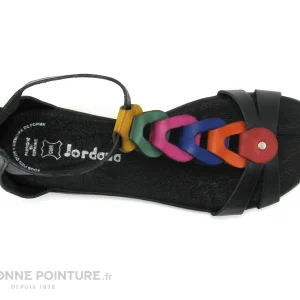 grande qualité Jordana 2823 Noir Combi – Nu-pieds Femme 19