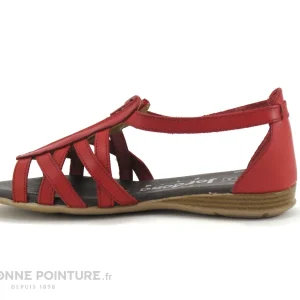 Jordana 500 Rouge Nu-pieds site en ligne 13