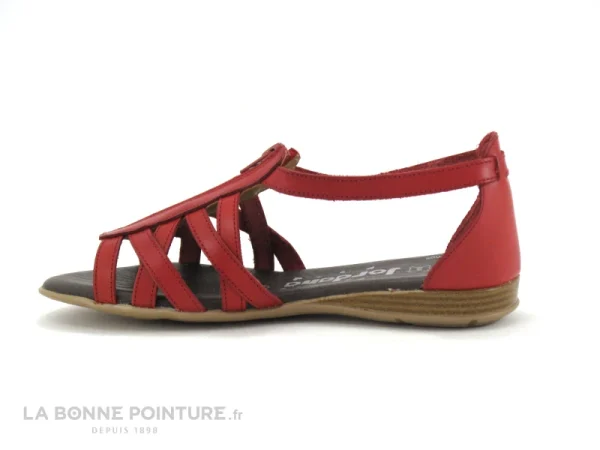 Jordana 500 Rouge Nu-pieds site en ligne 4