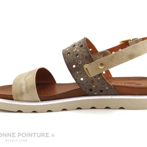 vente à bas prix Guttos Shoes BIA P105 – Taupe Cobra – Nu-pieds 13