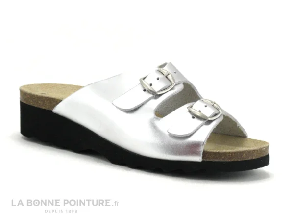 Vente Artika Soft GADIN Rif Argent – Mule Confort Femme 1