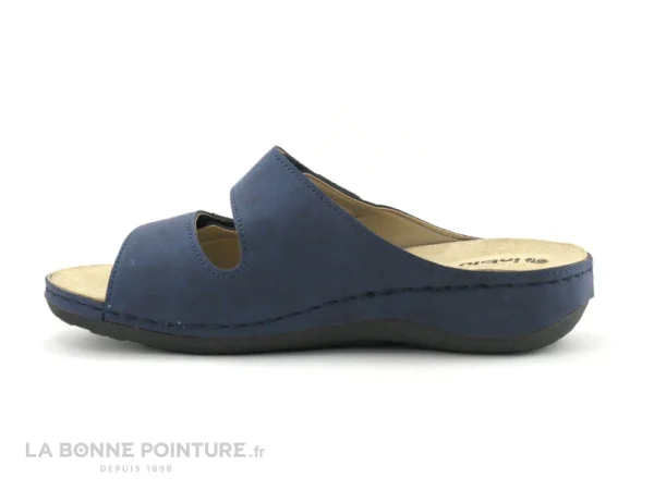 Inblu CONDIBES WD133F03 Bleu Marine – Mule Velcro Femme site pas cher 4