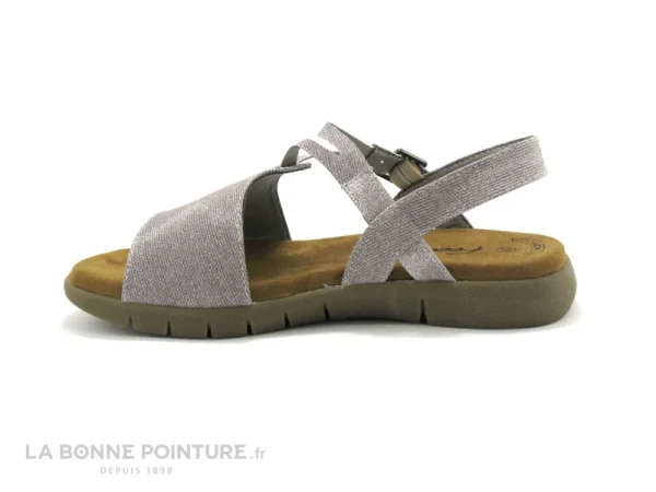 exclusivement disponibles Feel’In Feel In DIVOT Gris – Nu-pieds Femme 4