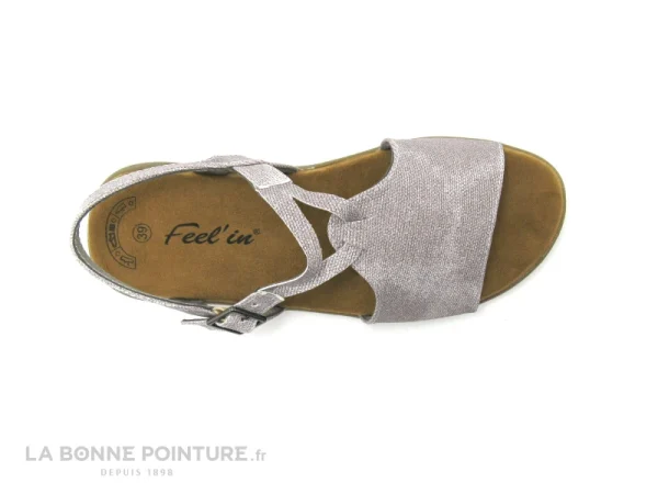 exclusivement disponibles Feel’In Feel In DIVOT Gris – Nu-pieds Femme 7