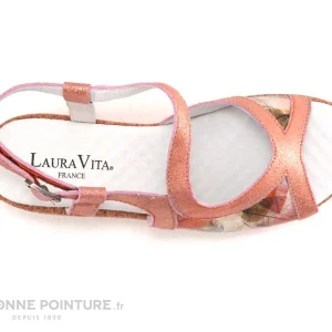 Paiement sécurisé Laura Vita FACRDOTO 05 Corail – Sandale Compensee 19