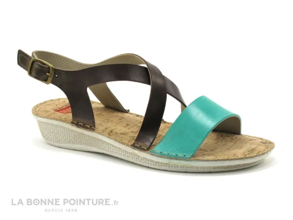 On Foot 40515 Verde Sandale Femme garantis authentique 1