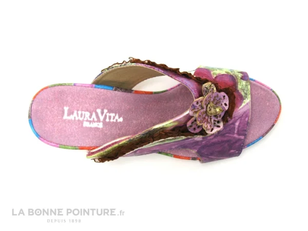 meilleur cadeau Laura Vita BENOIT 12 Violet SL140356-12A Mule 7