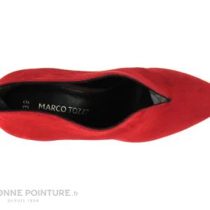 grande surprise Marco Tozzi 2-25019-27 Red – Escarpin Rouge Talon Aiguille – Zip 19