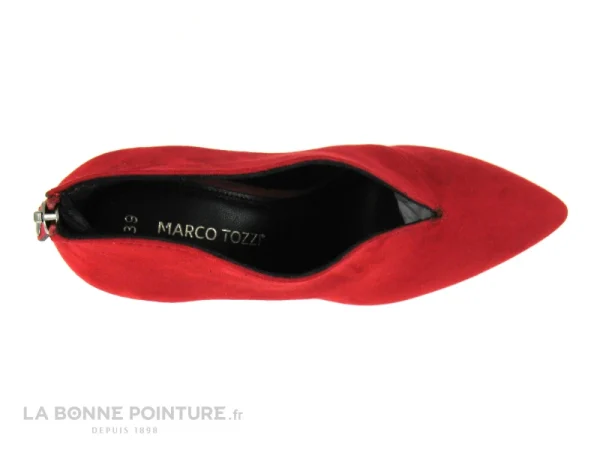 grande surprise Marco Tozzi 2-25019-27 Red – Escarpin Rouge Talon Aiguille – Zip 7