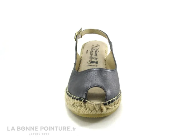 La Maison De L’Espadrille Maison Espadrille 950 Acier Cuir online boutique 3