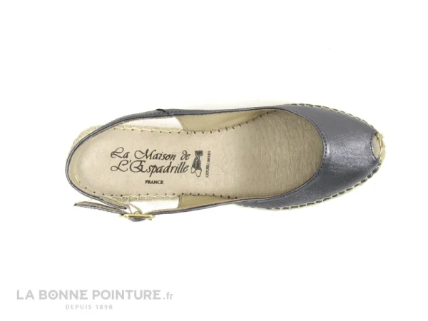 La Maison De L’Espadrille Maison Espadrille 950 Acier Cuir online boutique 7