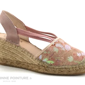 à prix d'occasion Fabiolas 307180 Rose – Sequins – Espadrille Compensee 17