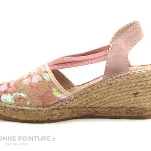 à prix d'occasion Fabiolas 307180 Rose – Sequins – Espadrille Compensee 13