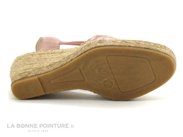 à prix d'occasion Fabiolas 307180 Rose – Sequins – Espadrille Compensee 8