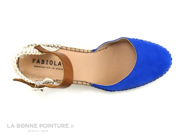 Prix très abordable Fabiolas 304700 – Bleu Electrique – Sandale Espadrille 7