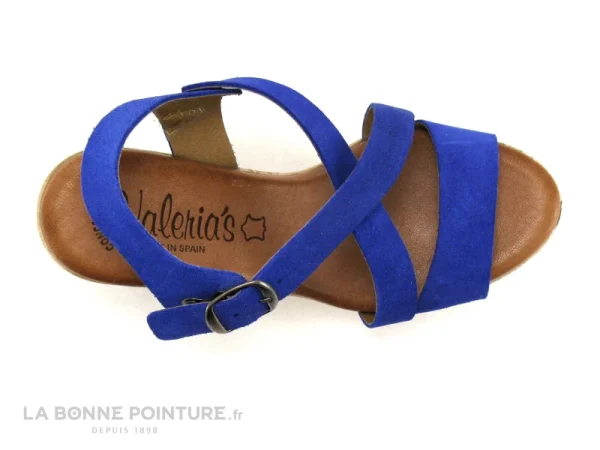 Valeria’s Valerias 5210 – Nu-pieds Bleu – Talon Haut Et Large Couleurs variées 7