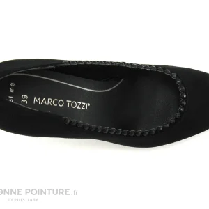 Authentic Original licence Marco Tozzi 2-22409-21 Black – Perles Noires Pourtour – Escarpin 19