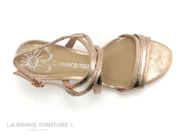 Marco Tozzi 2-28306-22 Rose Metal – Sandale Talon Haut mode pas cher 7