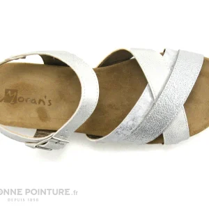 Moran’s Morans MOUSTIKA 26145 Blanc Argent – Sandale Femme prix le plus bas 10