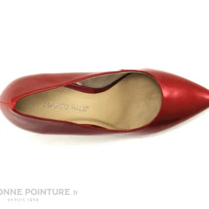 destockage Marco Tozzi 2-22415-20 Chili Metal – Rouge Verni Talon Escarpin 19