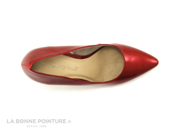 destockage Marco Tozzi 2-22415-20 Chili Metal – Rouge Verni Talon Escarpin 7