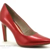 destockage Marco Tozzi 2-22415-20 Chili Metal – Rouge Verni Talon Escarpin 25