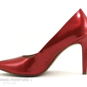 destockage Marco Tozzi 2-22415-20 Chili Metal – Rouge Verni Talon Escarpin 13