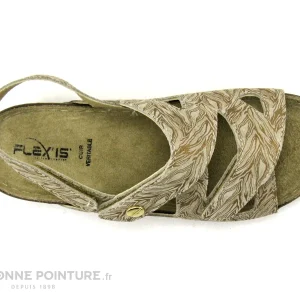 Patrizia Flex Is PACY Beige – Nu-pieds Confortables Femme En Cuir Beige pas cher marque 19