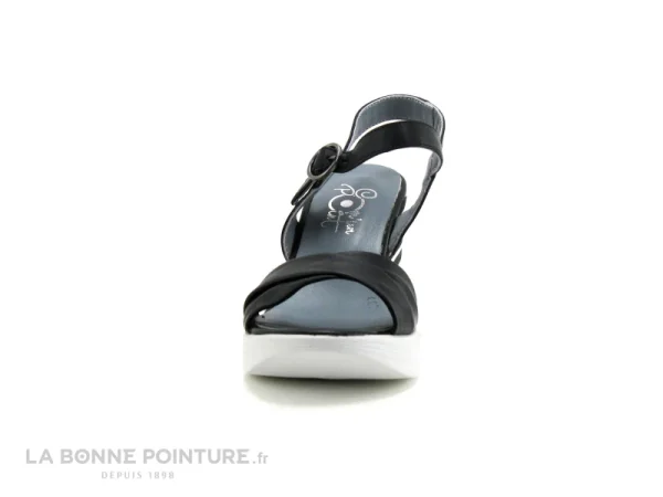 Livraison rapide Com Un Point SHEHOCO Noir – Nu-pieds Compense 3