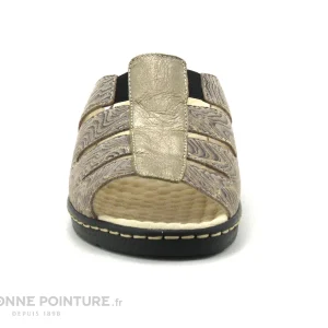 Pedi Girl DOMI Taupe Fumo – Mule Confortable Femme nouvelle saison 10