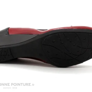 Inéa INEA FANA – Escarpin Rouge Verni – Noir – Talon Compense site pas cher 21