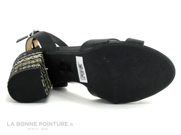 Paris The Divine Factory QL3642 Noir – Sandale – Talon Haut Tresse 5