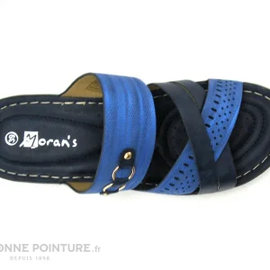 outlet Moran’s Morans ROMARYTO Marine – Bleu Metal – Mule Femme 10