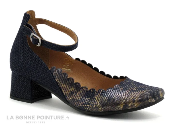 haute qualité Libre Comme L’air Libre Comme L Air ZHOUR – Blue Indigo – Escarpin 1