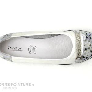 Inéa Inea ULAN Flow Marine Creme – Escarpin Compense en ligne vente 19