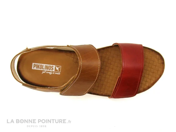 dernières Pikolinos MAHON W9E-0503C1 510 Coral – Sandale Femme 2 Velcros 7