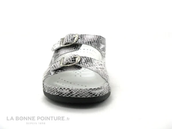 Pedi Girl WELL Off White Reptile – Mule Femme Brides Reglables exclusivement disponibles 3