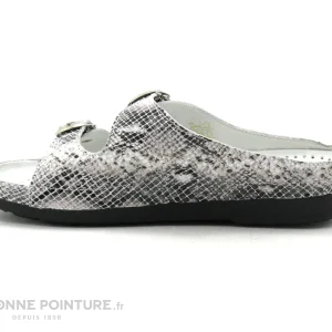 Pedi Girl WELL Off White Reptile – Mule Femme Brides Reglables exclusivement disponibles 13