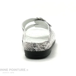 Pedi Girl WELL Off White Reptile – Mule Femme Brides Reglables exclusivement disponibles 15