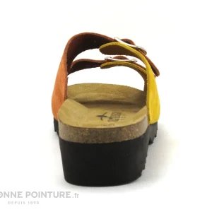 de garantie authentique Artika GADIN Jaune Orange 680 028 – Mule Reglable Femme 15