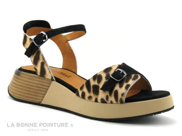 boutique en france MamZelle CANON – Savane Noir – Sandale Femme 1