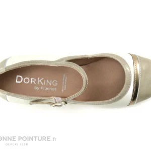 Dorking RODIN D9092 Beige – Escarpin Avec Bride authentiques 19