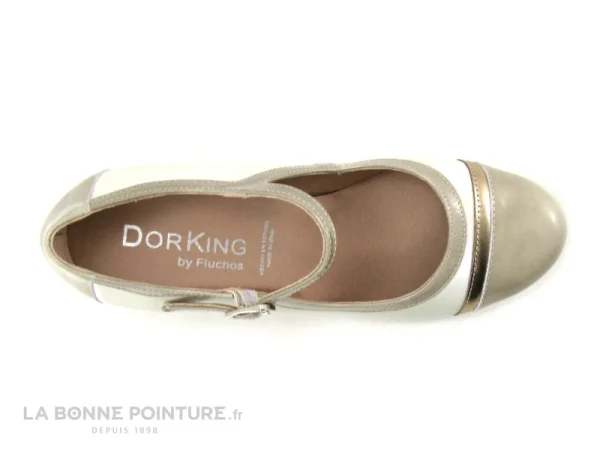 Dorking RODIN D9092 Beige – Escarpin Avec Bride authentiques 7