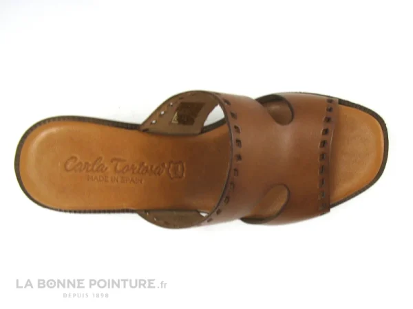 Carla Tortosa 89226 – Mule Talon Haut Femme – Cuir Marron garantie de qualité 7