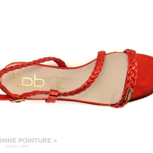 Vente Les Ptites Bombes LPB LPB Les Petites Bombes FLORENCIA – Rouge Metal – Sandale Femme 19