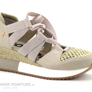 Gios Eppo Gioseppo TASSIN 69030 Beige – Sandale Espadrille Femme Avec Ruban Paiement sécurisé 17